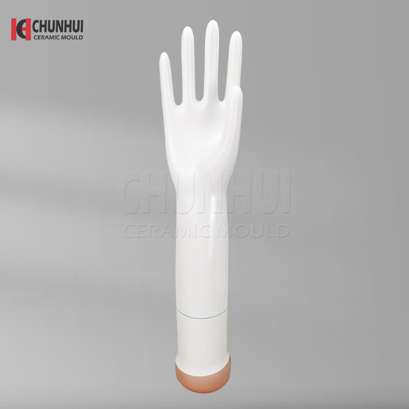 Mould for medical latex gloves